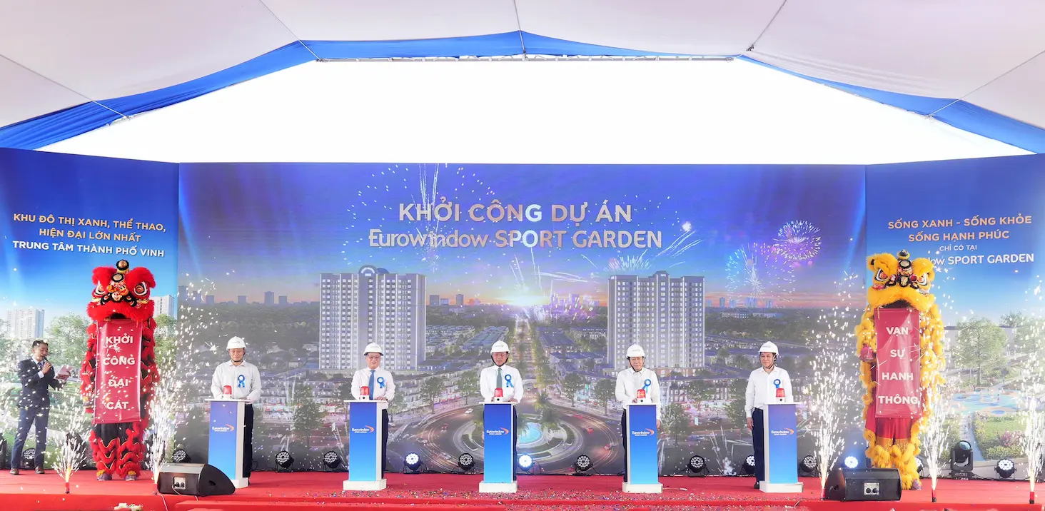Lễ khởi công dựa án Eurowindow Sport Garden