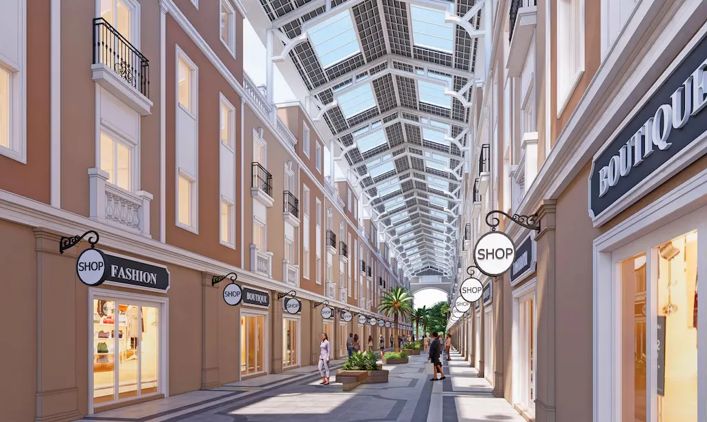 Shophouse 2 mặt tiền có mái che Eurowindow Sport Garden