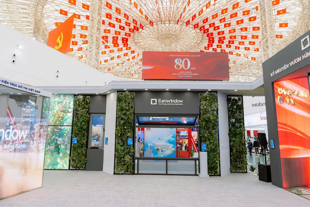 Eurowindow sport garden tại triển lãm 80 năm