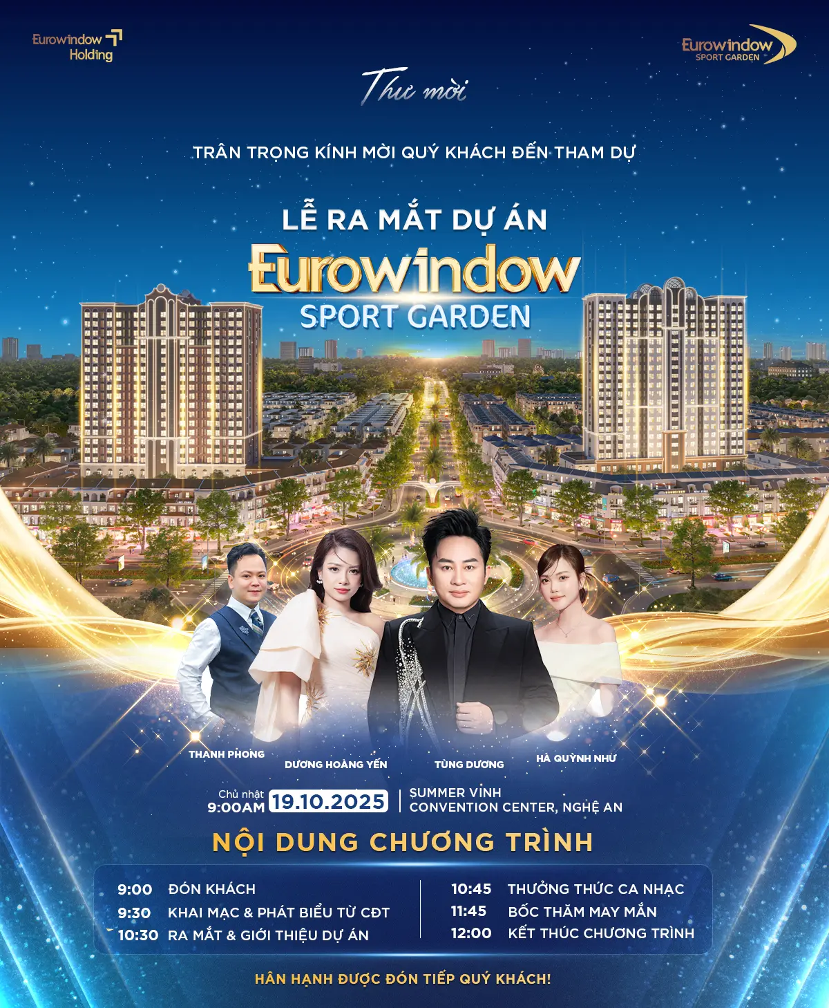 lễ ra mắt khu đô thị Eurowindow Sport Garden