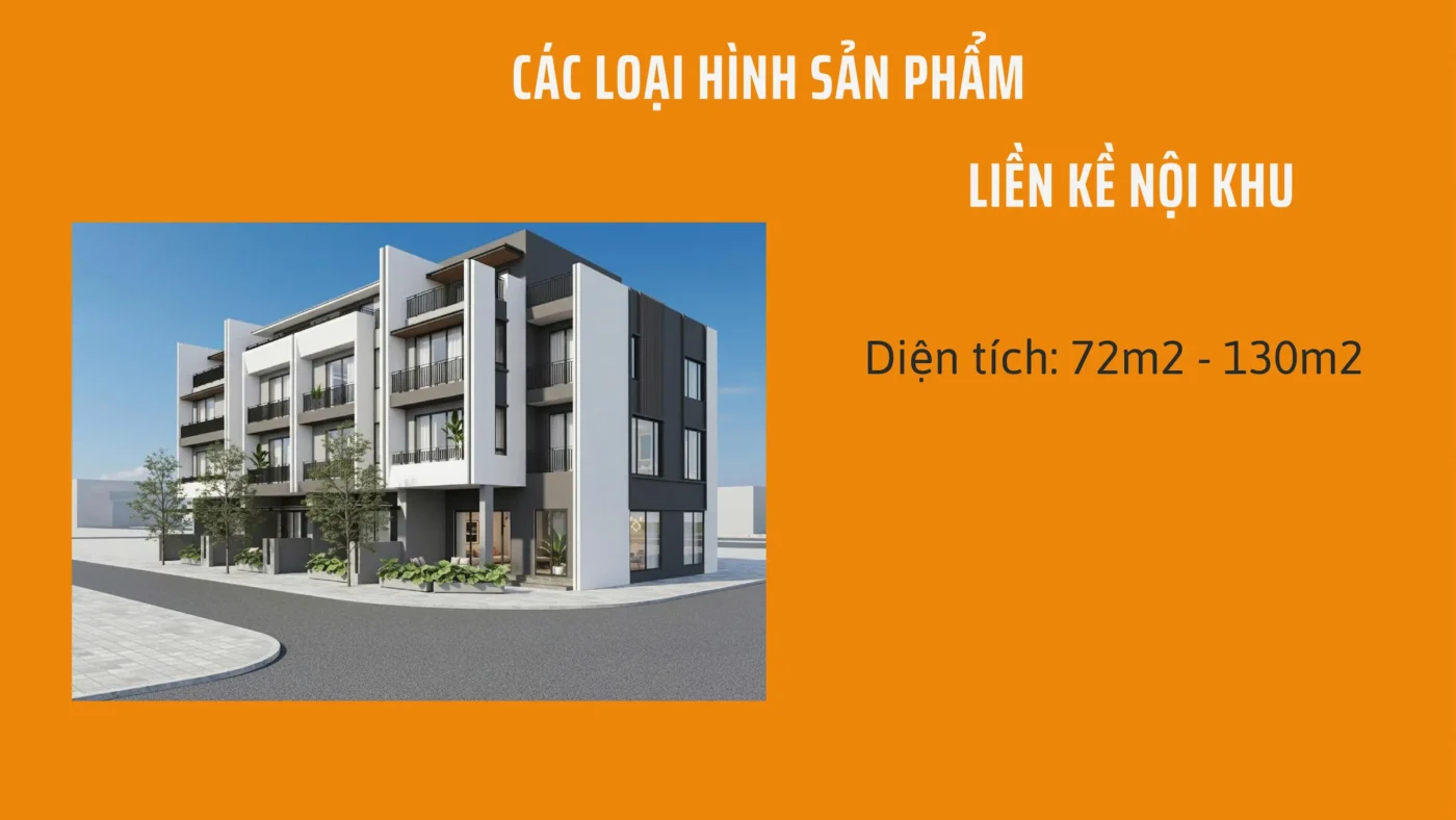 Liền kề nội khu Entiz Hưng Lộc