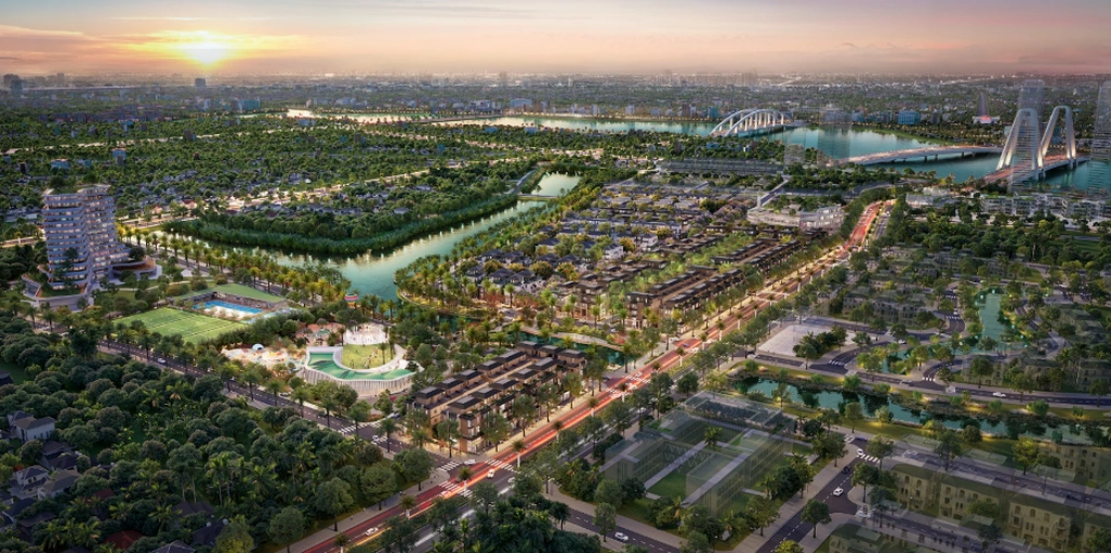 địa thế bán đảo The Sensia - dự án Trí Dương Group